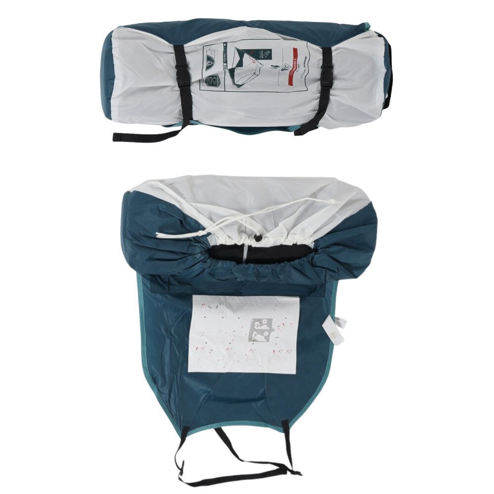 ケシュア（QUECHUA） クイックアップテント キャンプ ワンタッチテント 2 SECONDS EASY FRESH&BLACK 2人用 8553541