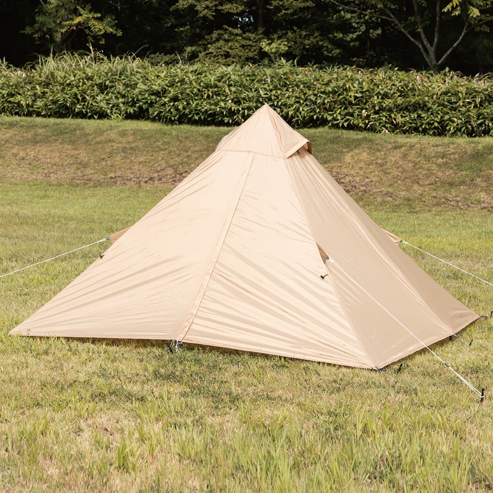 バンドック（BUNDOK） テント キャンプ ソロティピー1 BDK-75B ベージュ 簡単設営 アウトドア 1人用