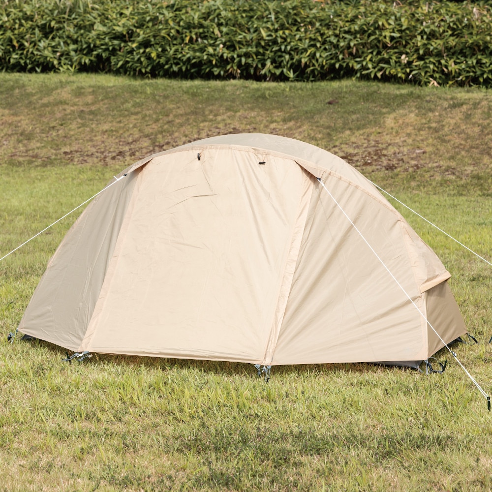 バンドック（BUNDOK） テント テント ツーリング 一人用 2人用 ソロドームワンベージュ BDK-08B 耐水圧3000mm 宿泊 簡単設営 軽量