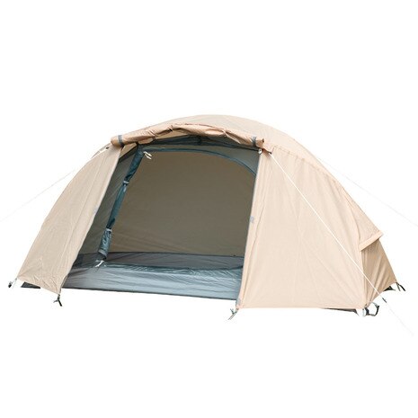 テント テント ツーリング 一人用 2人用 ソロドームワンベージュ BDK-08B 耐水圧3000mm 宿泊 簡単設営 軽量の大画像