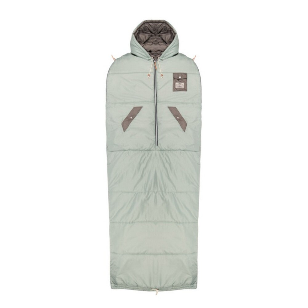 シュラフ 着られる寝袋 マミー型 化繊 リバーシブル THE REVERSIBLE NAPSACK 211ACU5501-LCN 歩ける キャンプ 登山 トレッキング 車中泊