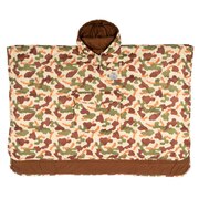 ポーラー（POLER） ポンチョ ブランケット 防寒 中綿入り 迷彩 PONCHO 221ACU5601-FCOS アウトドア キャンプ フェス