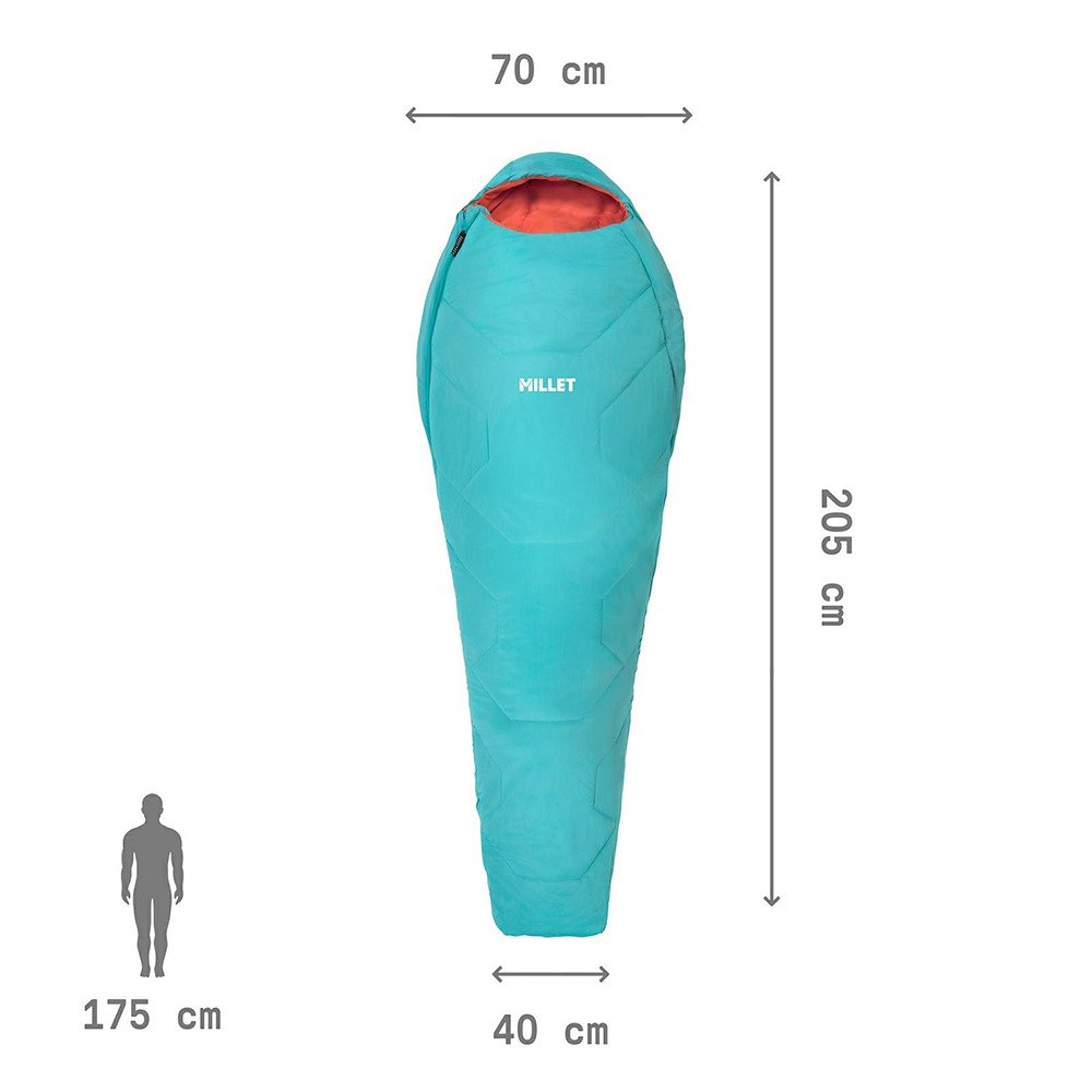 ミレー（Millet） シュラフ 寝袋 マミーキャンプ 登山 バイカル 750W MIC1135-N9457