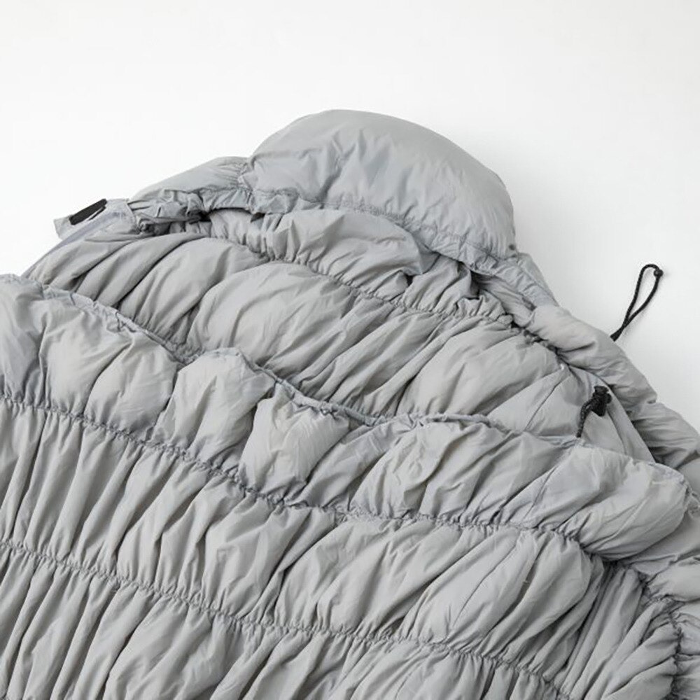 ホールアース（Whole Earth） 寝袋 シュラフ マミー型 アクロバットスリーピングバッグ 5 WE2LDE07 GRY キャンプ 冬用 -5℃