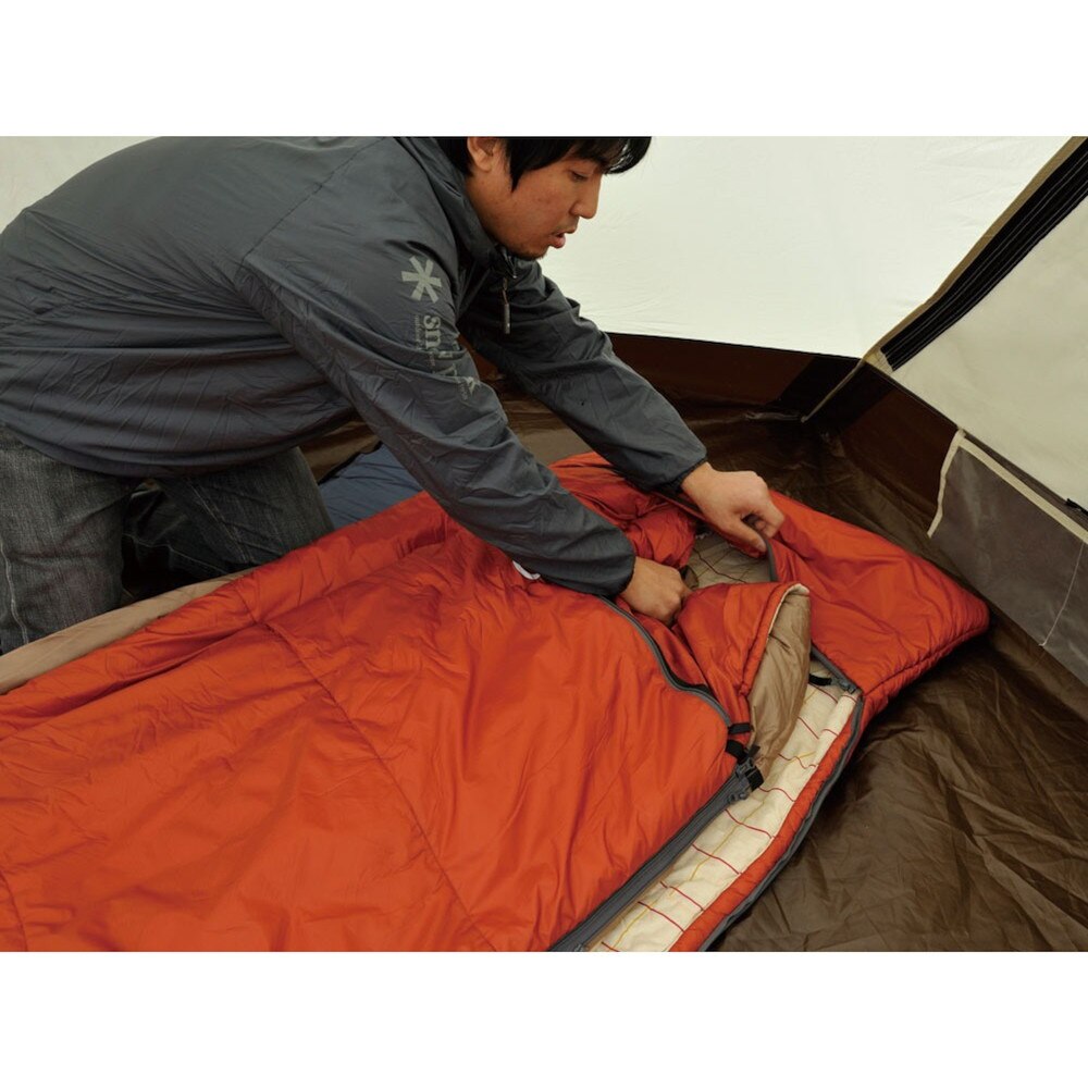 スノーピーク（snow peak） シュラフ 寝袋 3度 封筒型 セパレートオフトンワイド LX BD-104 キャンプ 3℃ 防災