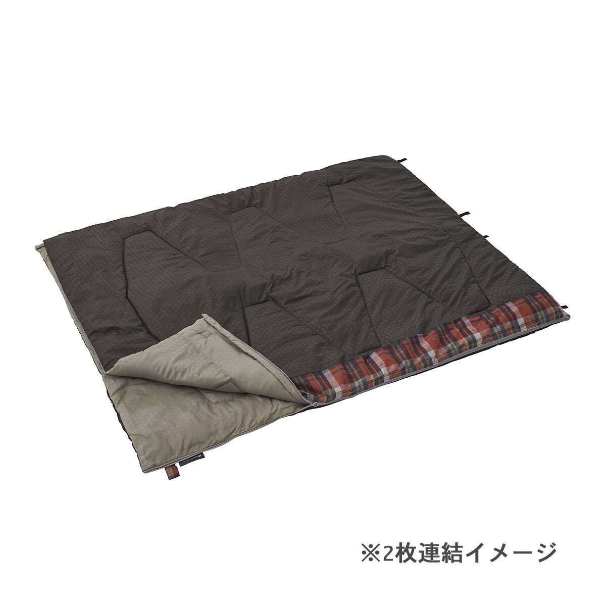 ロゴス（LOGOS） シュラフ 寝袋 封筒型 化繊 丸洗いスランバーシュラフ・0 72602020 連結可能 アウトドア キャンプ
