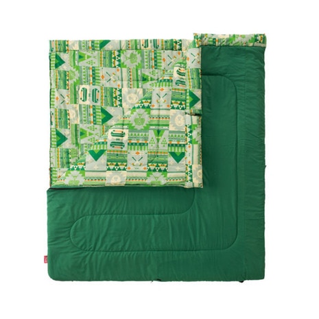 送料無料（対象外地域有）寝袋 シュラフ 寝具 コンパクト 軽量 キャンプ用品 ファミリー2 in1/C10 2000027256の画像