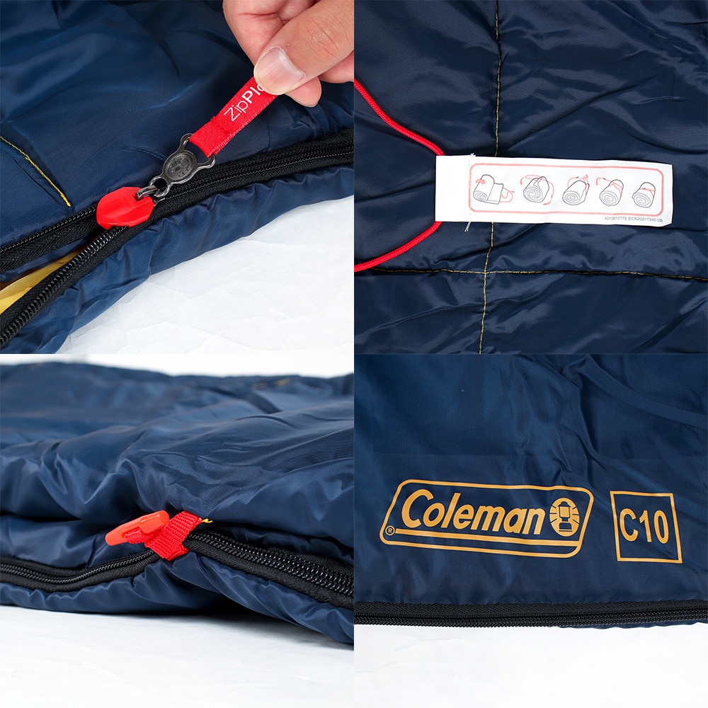 コールマン（Coleman） 寝袋 シュラフ 快適温度10℃以上 コンパクト 軽量 パフォーマーIII C10 Y スリーピングバッグ 車中泊2000034775