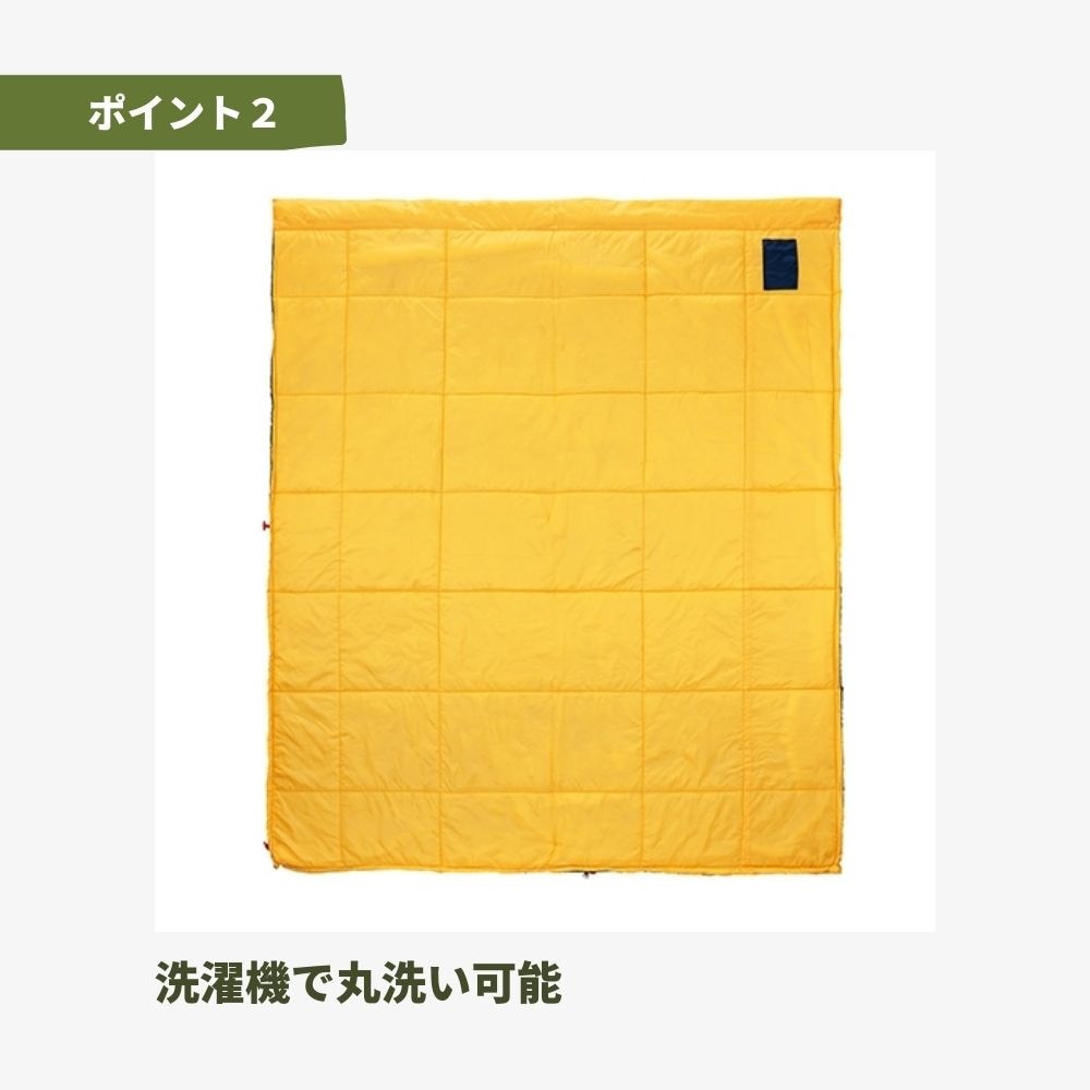 コールマン（Coleman） 寝袋 シュラフ 封筒型 快適温度10℃以上 パフォーマー3 C10 イエロー 2000034775 アウトドア 防災