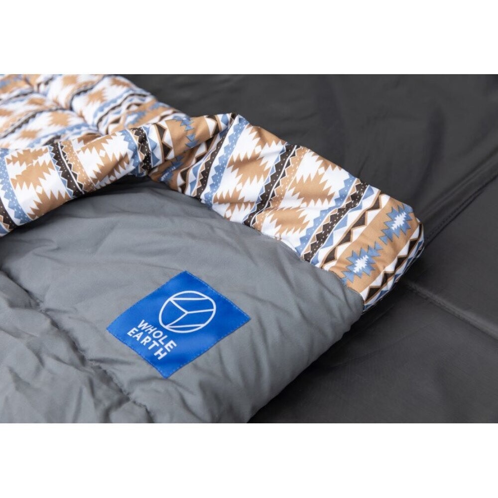 ホールアース（Whole Earth） シュラフ 寝袋 封筒型 LARGO -5 WE2KDE01 GRY キャンプ -5℃