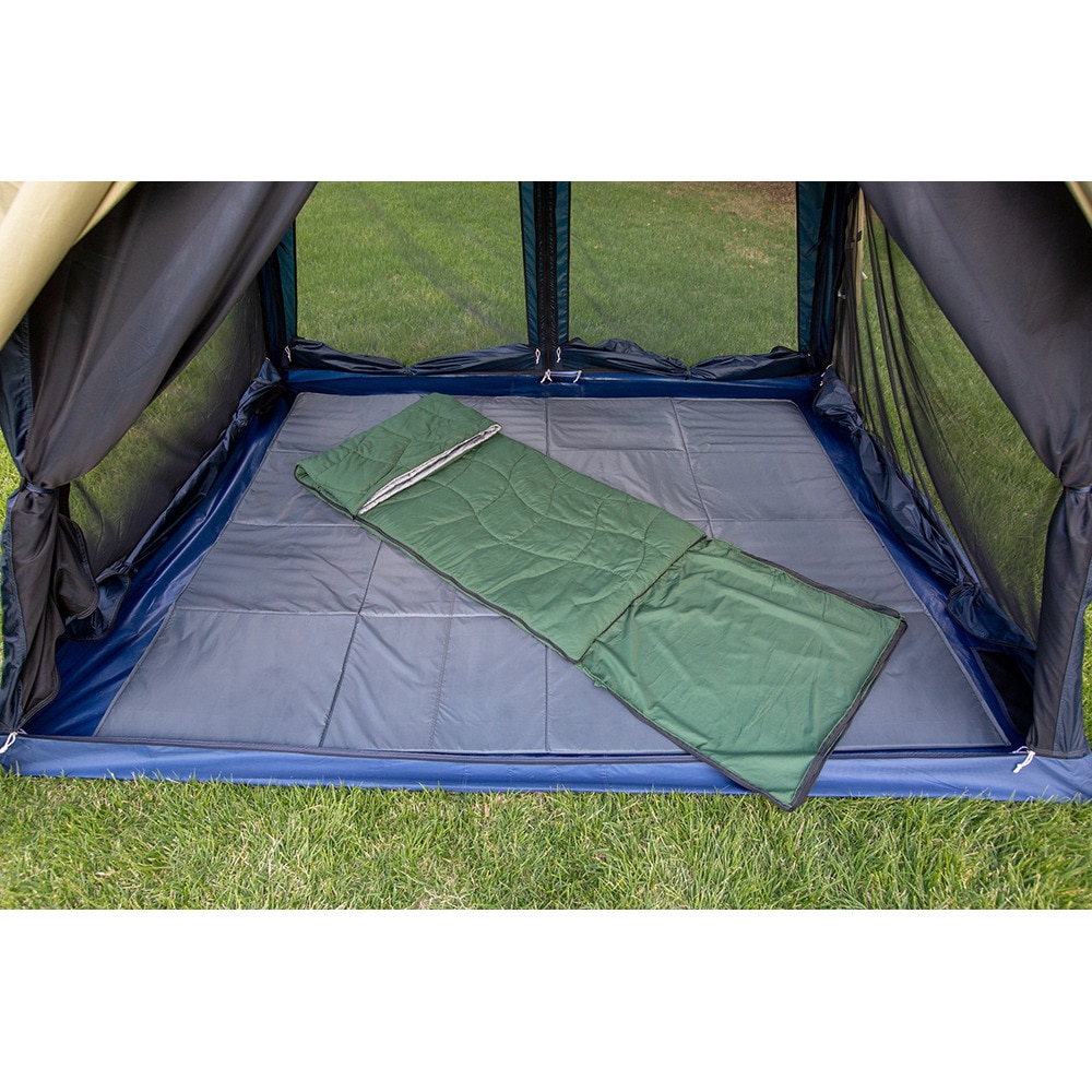 ホールアース（Whole Earth） シュラフ 寝袋 封筒型キャンプ WRAPED LARGO WE2MDE12 OV 夏用 洗える