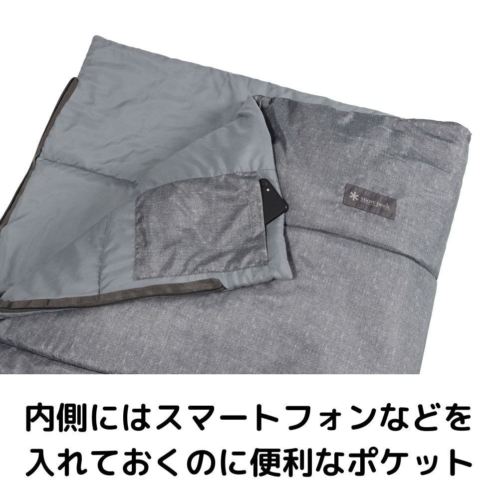 スノーピーク（snow peak） シュラフ 寝袋 封筒型キャンプ SS シングル