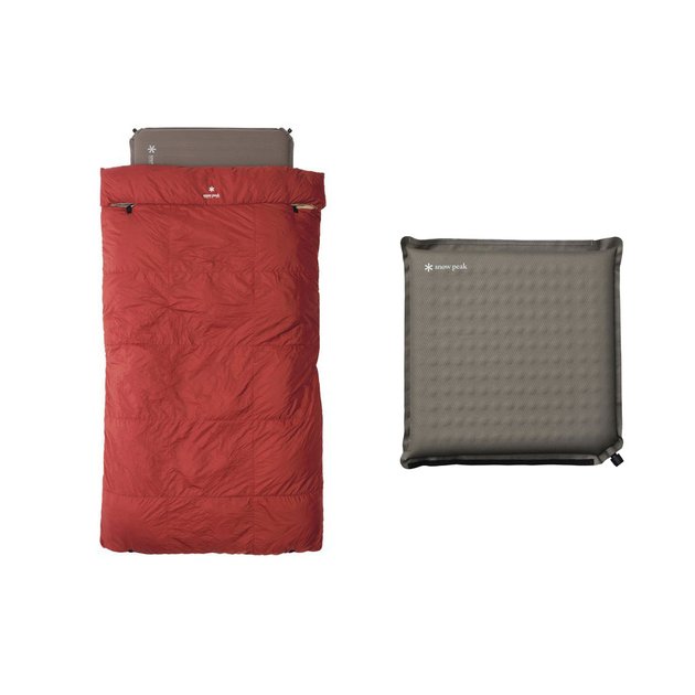 スノーピーク（snow peak） シュラフ 寝袋 キャンプ 野遊びセット  