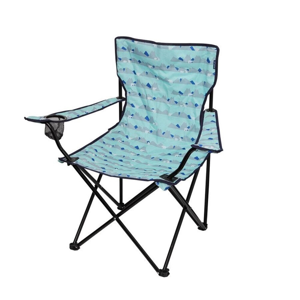 ホールアース アウトドアチェア Lucky Time Chair We23dc29 Blu スチール 青 ブルー カップホルダー アウトドア キャンプ用品はエルブレス