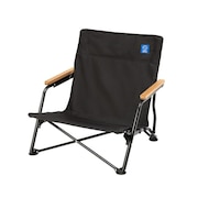 ホールアース（Whole Earth） キャンプ 椅子 アウトドアチェア スチール BONFIRE CHAIR WE2KDC10 BLK ローチェア