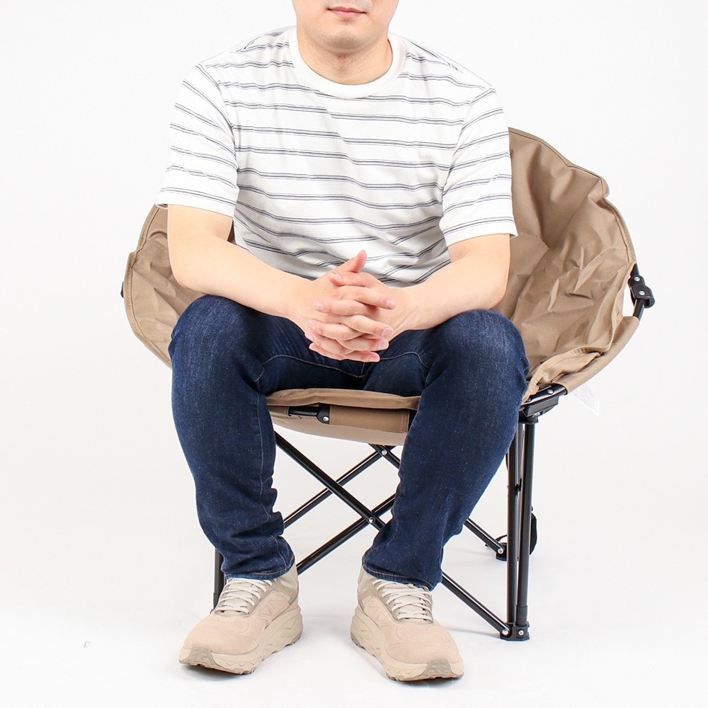 ホールアース（Whole Earth） 椅子 チェア マーメイドチェア WE23DC38 BEG アウトドア キャンプ