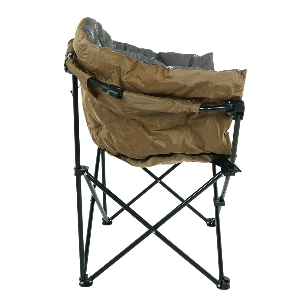 ホールアース（Whole Earth） アウトドアチェア キャンプ 椅子 ラウンド型 MEI × クラムチェア MEI-FDR-220023 OLV ハイチェア