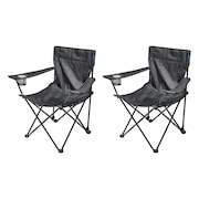 キャンプ 椅子 アウトドアチェア 2脚セット FUN TIME CHAIR WE2TDC65 BLK 折りたたみ