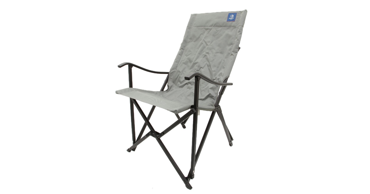 椅子 リラックスフォールディング チェア Wes17f00 0312 Gry 折畳イス キャンプ用品 ホールアース エルブレス