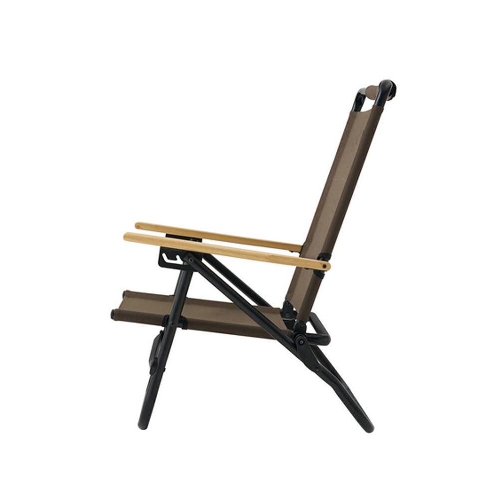 ロゴス（LOGOS） 椅子 チェア 折りたたみ アウトドア リクライニング グランベーシック ハイバック囲炉裏チェア 73172022