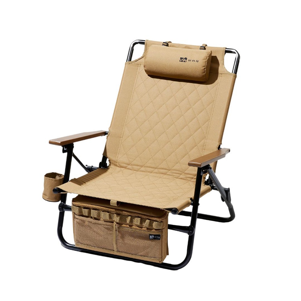 WAQ（WAQ） リクライニングローチェア WAQ-RLC1 椅子 チェア 折りたたみ キャンプ