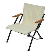 軽量 組み立て簡単 コンパクト収納 ローチェアショート アイボリー Low Chair Short Ivory LV-093IV