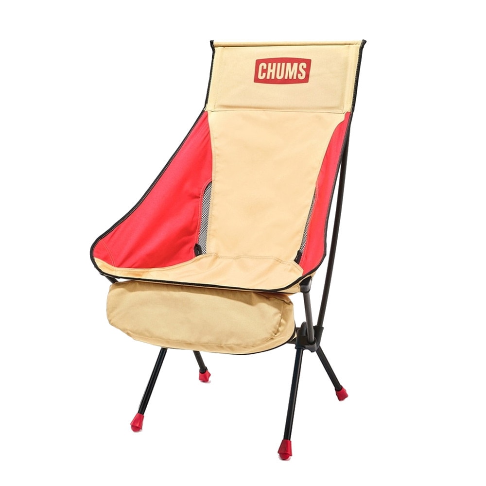 チャムス（CHUMS） 椅子 チェア キャンプ 折りたたみ コンパクトチェアブービーフットハイチェア CH62-1800-B044