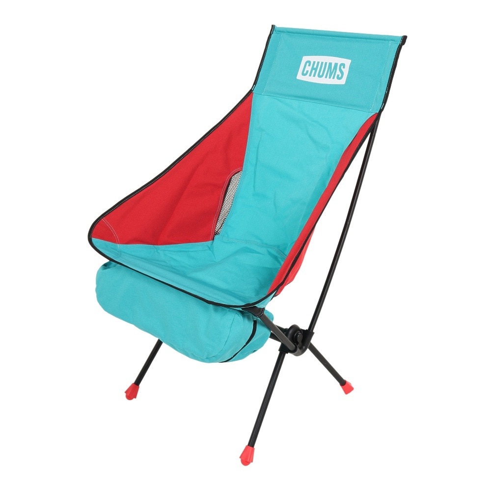 チャムス（CHUMS） アウトドア チェア 椅子 コンパクトチェア ブービーフットハイ CH62-1800-T033 ブルー 軽量 キャンプ フェス  アウトドア・キャンプ用品はエルブレス