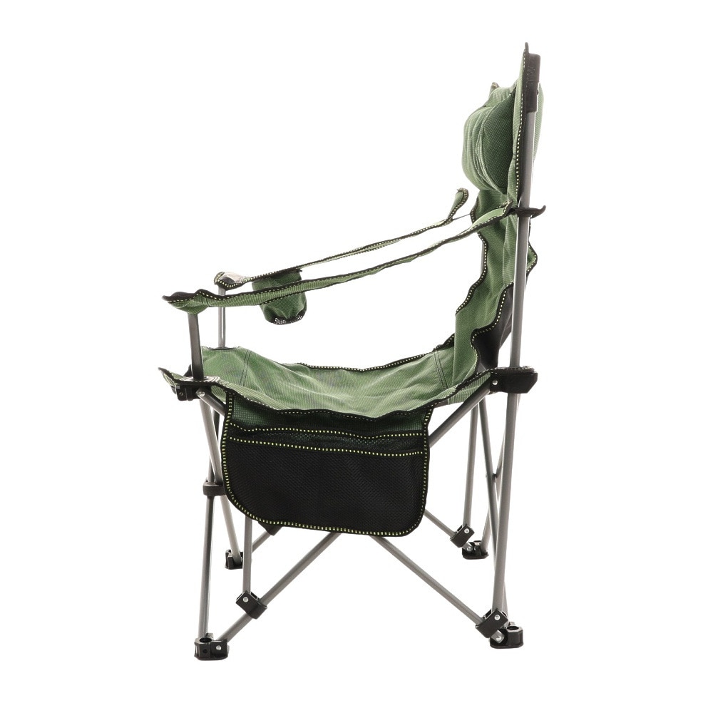 その他ブランド（OTHER BRAND） 椅子 チェア 折りたたみ アーム付き リクライニングチェア s3467-GRN