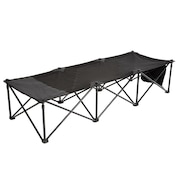 ホールアース（Whole Earth） 椅子 ベンチ ベッド DADDY COT ダディー コット WE2KDG04 BLK ブラック 折りたたみ アウトドア キャンプ