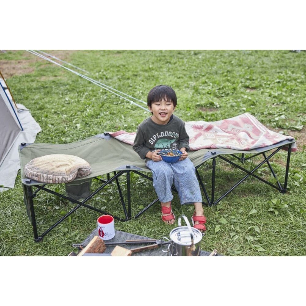 ホールアース（Whole Earth） 椅子 ベンチ DADDY COT ダディー コット WE2KDG04 OLV オリーブ ベッド 折りたたみ アウトドア キャンプ