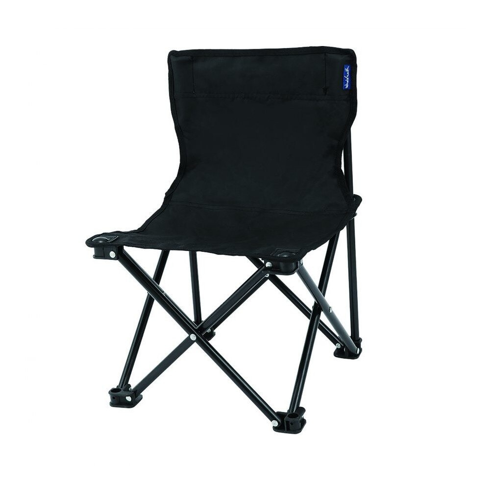  アウトドア チェア 折りたたみ椅子 HAPPY TIME CHAIR WE23DC30 BLKバーベキュー キャンプ スチール 黒 ブラック 軽量 