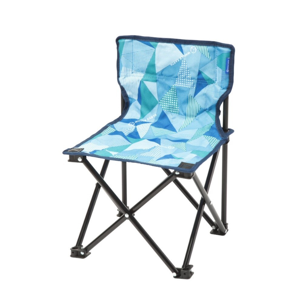 ホールアース（Whole Earth） アウトドアチェア 椅子 チェア 折りたたみ ハッピータイムチェア WE2KDC07 BLU ブルー コンパクト
