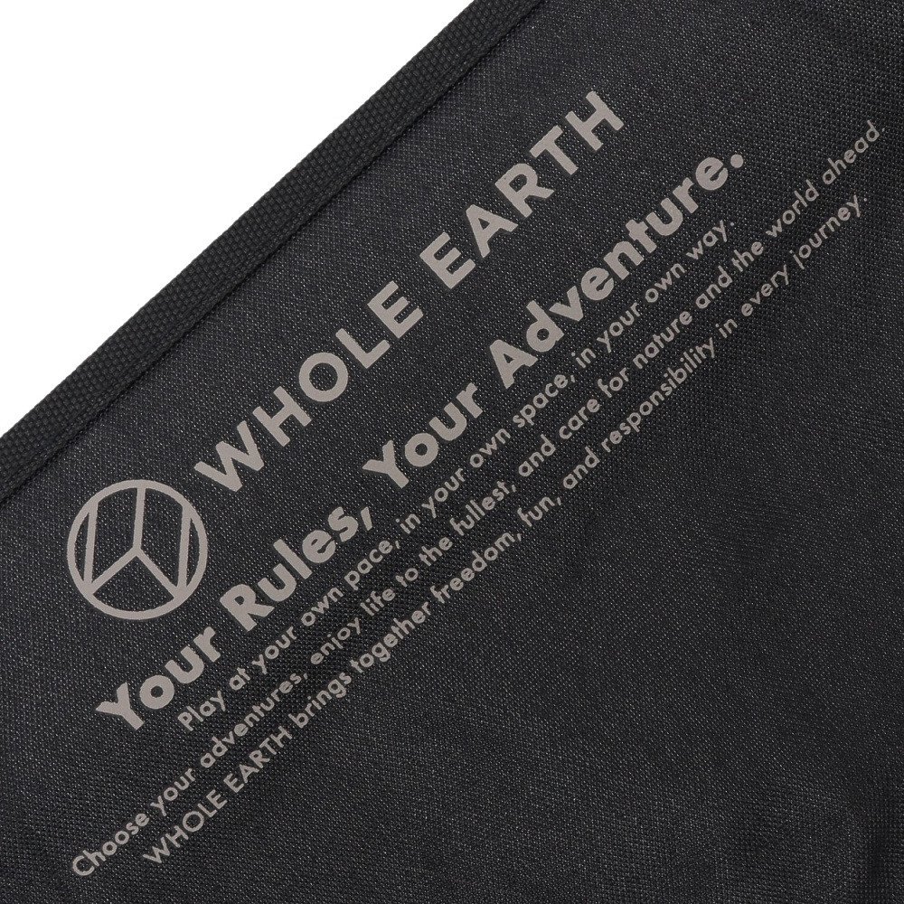 ホールアース（Whole Earth） 椅子 チェアキャンプ ミニ バックレスト チェア WE2VDC73 BLK