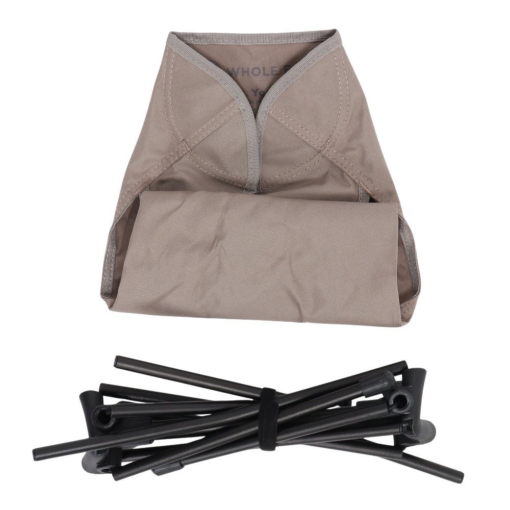 ホールアース（Whole Earth） 椅子 チェアキャンプ ミニ バックレスト チェア WE2VDC73 TAN