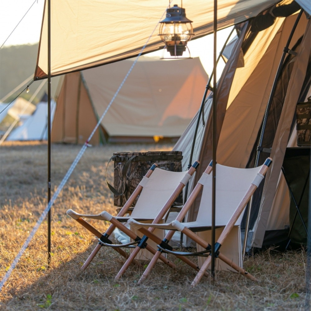 ハングアウト（Hang Out）（メンズ、レディース）Pole Low Chair ポールローチェア POLN56 WH ホワイト 木製