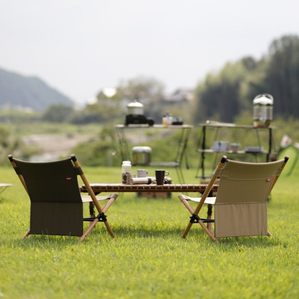 ハングアウト（Hang Out）（メンズ、レディース）Pole Low Chair ポールローチェア POLN56 WH ホワイト 木製