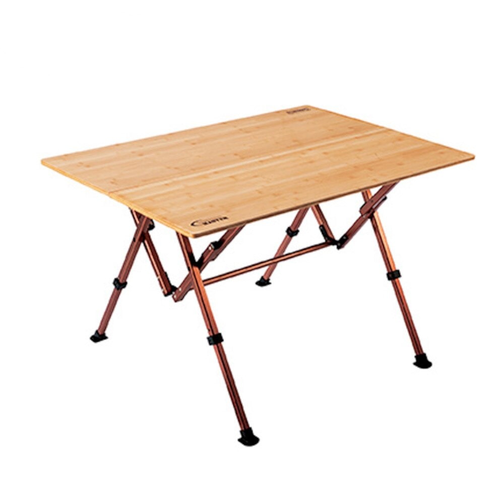 美品！Coleman 折りたたみ式バンブーテーブル コールマン（Coleman） テーブル 折りたたみ バンブーラウンジ