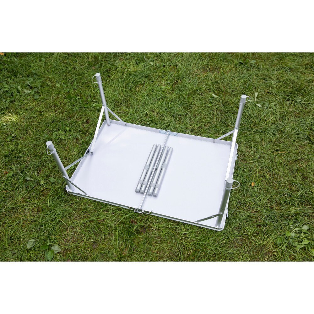 ホールアース（Whole Earth） テーブル 折りたたみ SHIRAKI TABLE 90/4 WE2KDB06 OWHT アルミ 高さ調節 アウトドア BBQ バーベキュー コンパクトテーブル