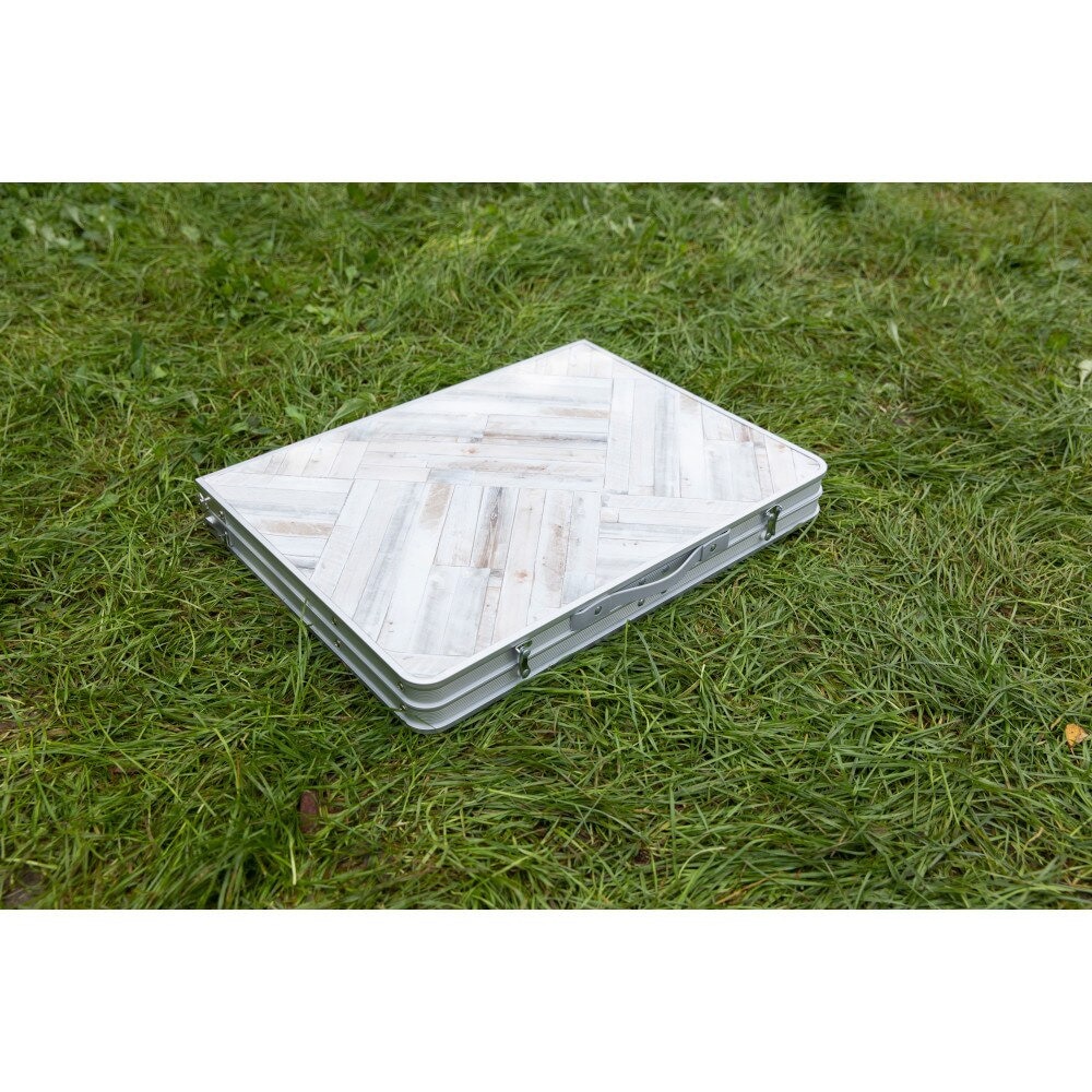 ホールアース（Whole Earth） テーブル 折りたたみ SHIRAKI TABLE 90/4 WE2KDB06 OWHT アルミ 高さ調節 アウトドア BBQ バーベキュー コンパクトテーブル