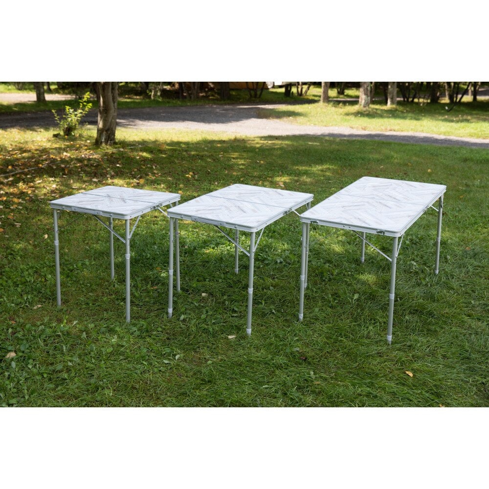 ホールアース（Whole Earth） テーブル 折りたたみ SHIRAKI TABLE 90/4 WE2KDB06 OWHT アルミ 高さ調節 アウトドア BBQ バーベキュー コンパクトテーブル