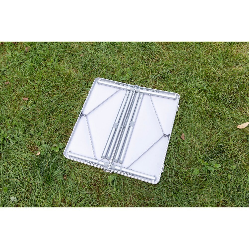 ホールアース（Whole Earth） テーブル 折りたたみ SHIRAKI TABLE 60/2 WE2KDB07 OWHT アルミ 高さ調節 アウトドア BBQ バーベキュー コンパクトテーブル