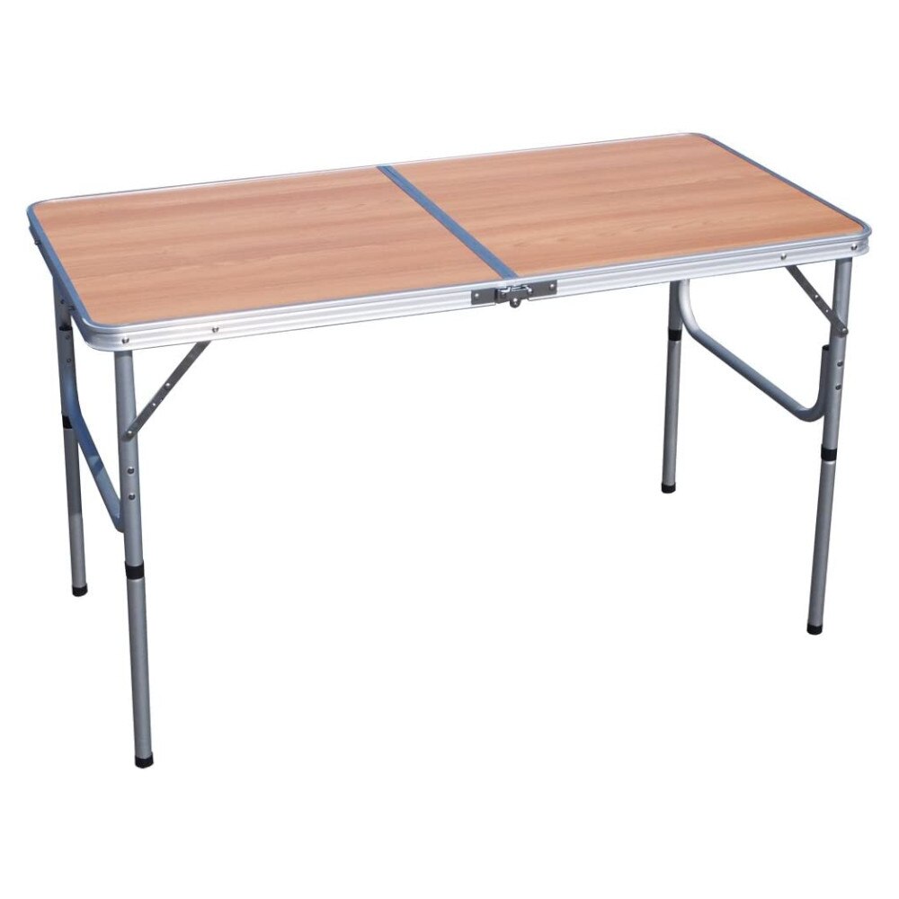 その他ブランド（OTHER BRAND） テーブル BBQ バーベキュー キャンプ 折りたたみ式 アウトドアテーブル 2WAY仕様 PC1812-2W 木目 簡単組立 コンパクト 