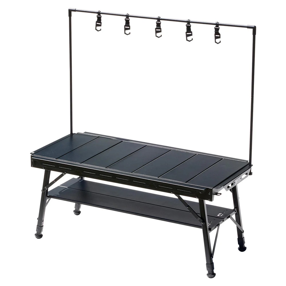 WAQ（WAQ） コンパクトテーブル MULTI IRON TABLE パネル式アイアンテーブル 折りたたみ式