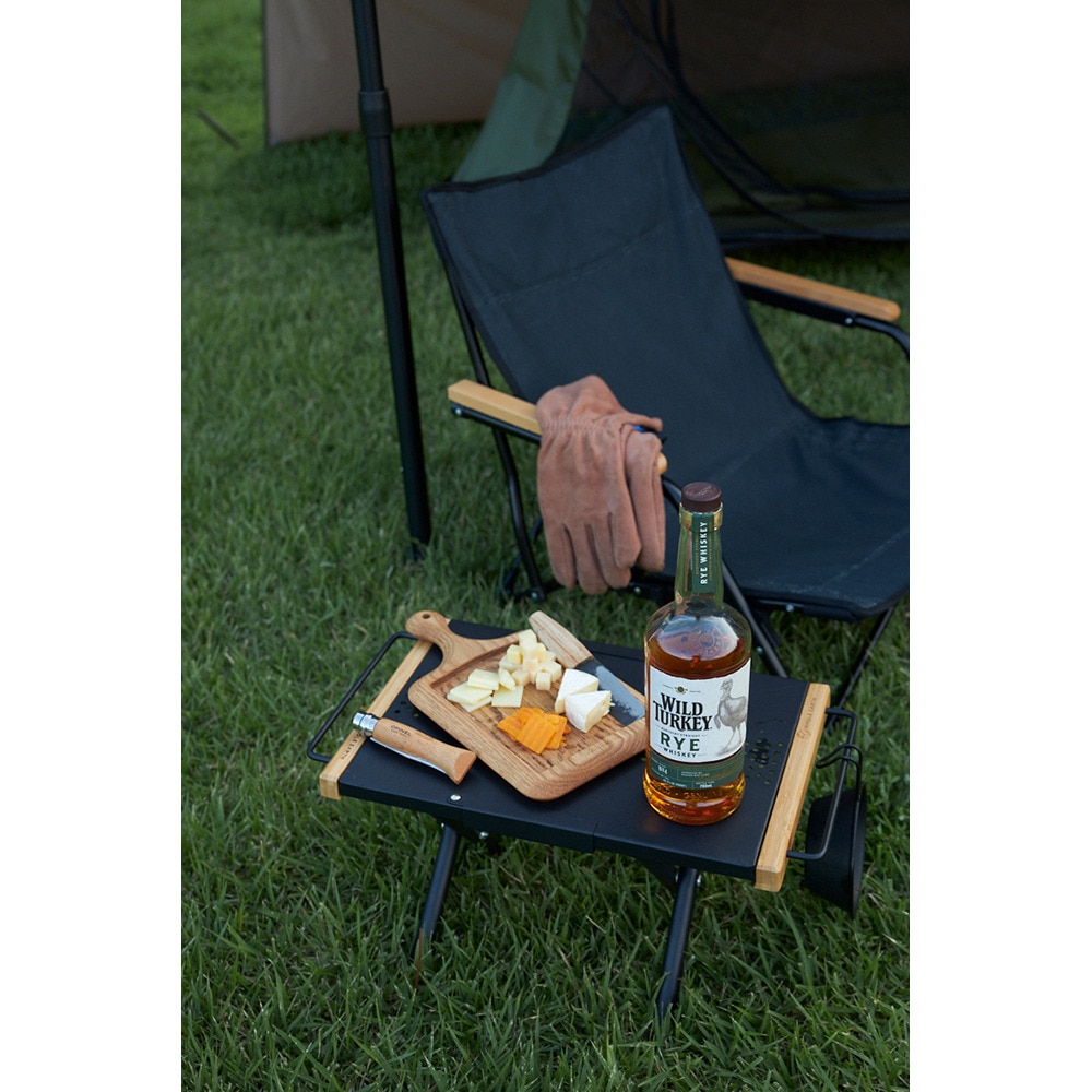 ホールアース（Whole Earth） コンパクトテーブル HEAT-RESISTANT SIDE TABLE MINI WE2MDB16 BK