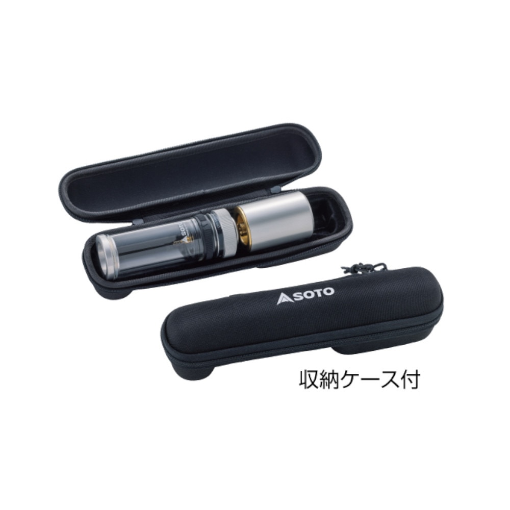 ソト（SOTO） ランタン ガスランタン 照明 充てん式 Hinoto ひのと SOD-260 収納ケース付き