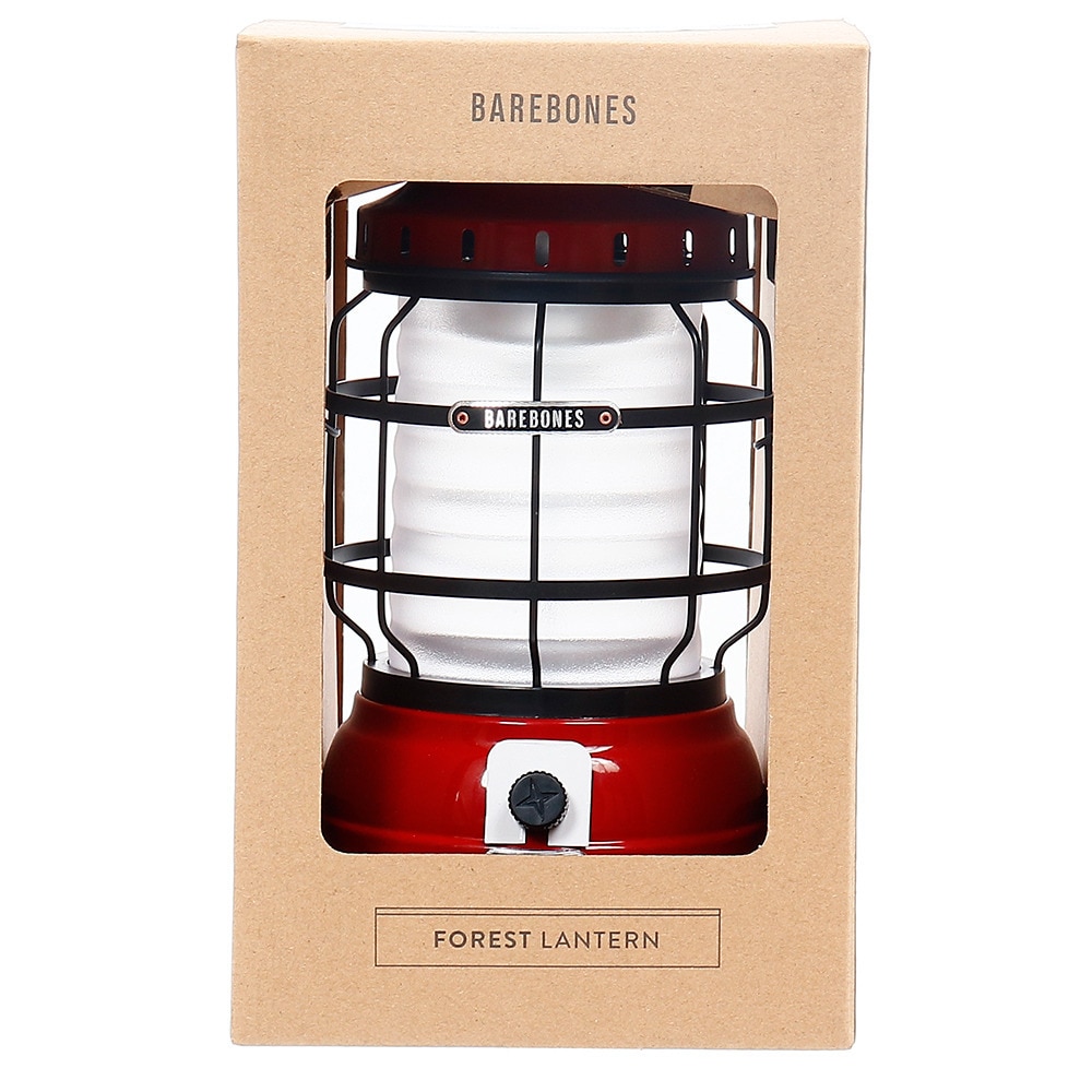 ベアボーンズ（Barebonesliving） LEDランタン 充電式 調光 フォレストランタンLED 2.0 レッド 20230003004000 アウトドア キャンプ 防災