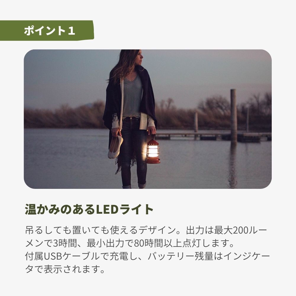 ベアボーンズ（Barebonesliving） LEDランタン 充電式 調光 フォレストランタンLED 2.0 アンティークブロンズ 20230003007000 アウトドア キャンプ 防災