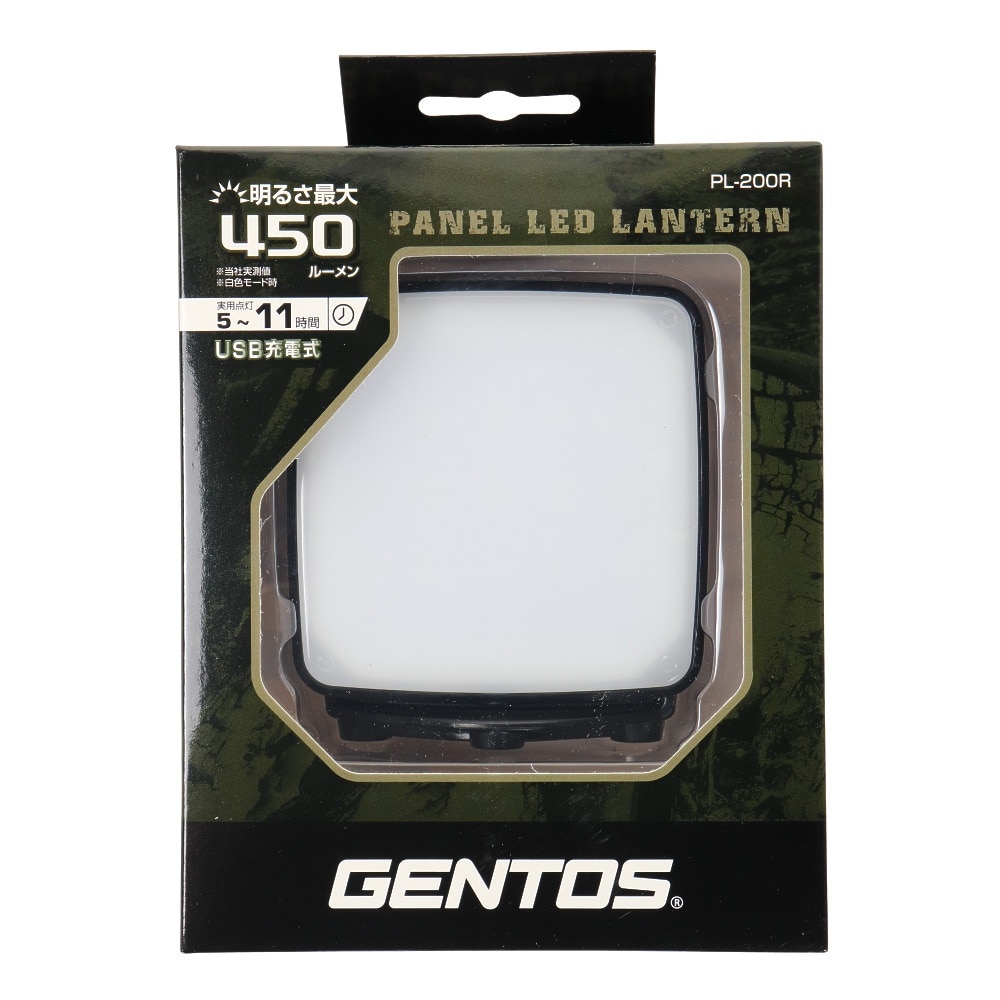 ジェントス（GENTOS） ランタン LED ライト 3色調色機能搭載パネルランタン PL-200R