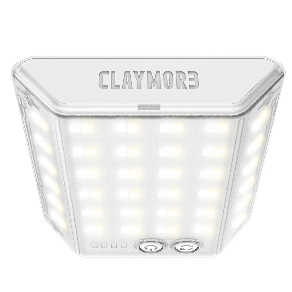 クレイモア（CLAYMORE） 3FACE mini LG ライトグレー CLF-500LG-XB LEDランタン 照明 アウトドア キャンプ BBQ バーベキュー コンパクト 防災 災害 非常用